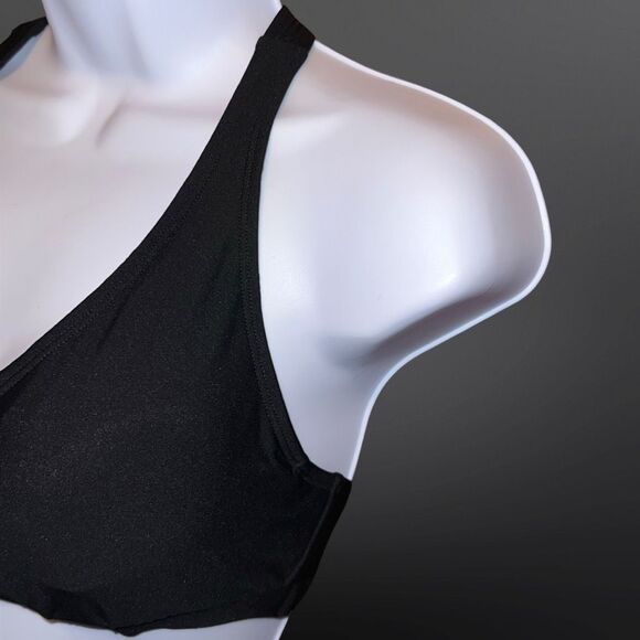 Athleta Black Rope Back Sports Bra Size Medium 34 B/C - Picture 3 of 5